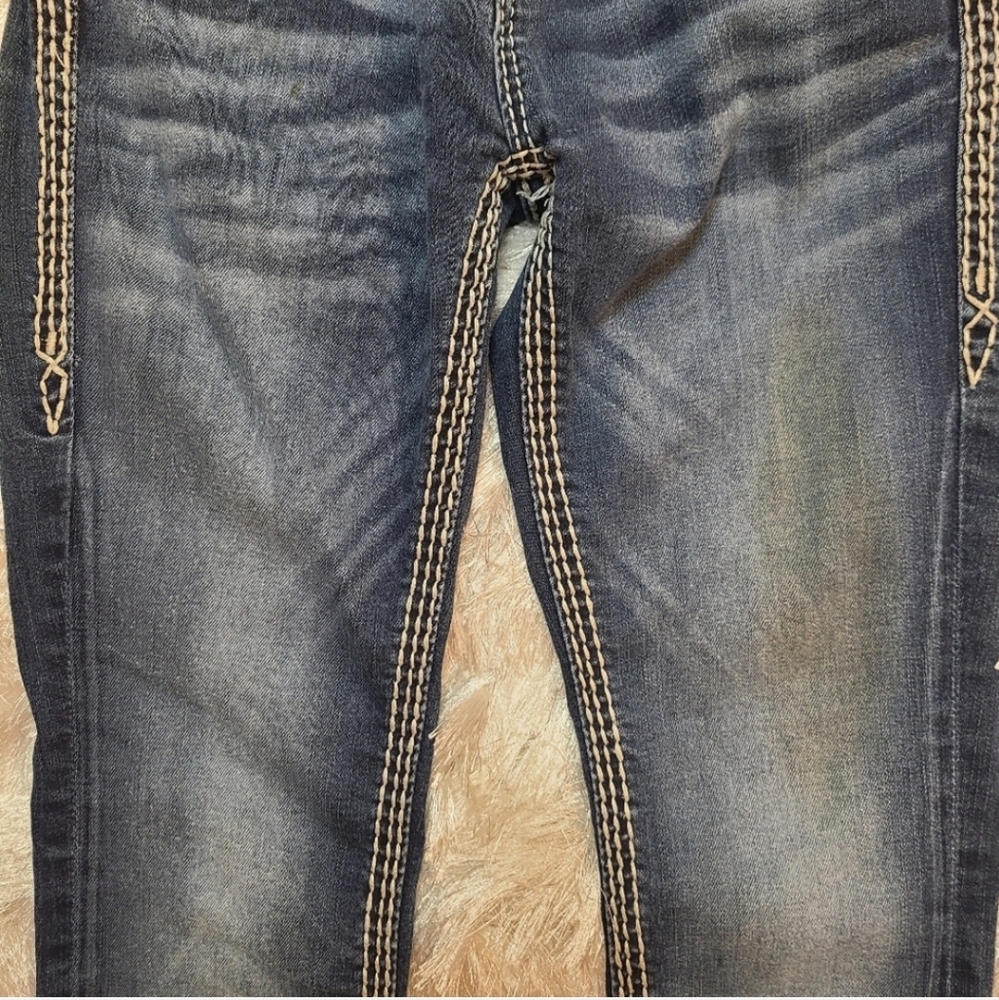 Rock Revival Urban Red Mid-Rise Boot Cut Jeans - Picture 5 of 7